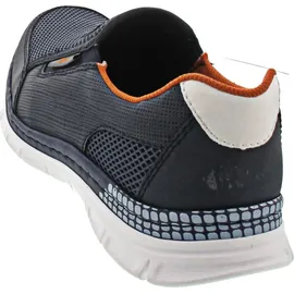Rieker Slip-Ons Blau Herren 43