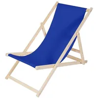 Strandstuhl Strandliege Liegestuhl Gartenliege Klappbar Sonnenliege Faltbar Blau