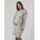 MAMALICIOUS Damen Mlnewanne L/S Abk Knit Dress A Noos Light Grey Melange XL XL