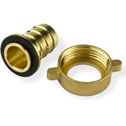 Messing Schlauchverschraubung 1`Gewinde & Schlauchgröße 3/4`