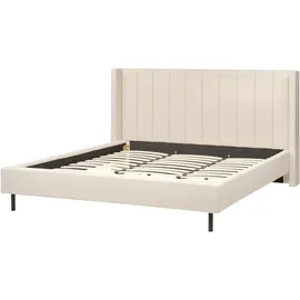 Beliani Polsterbett 180 x 200 cm Beige