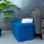 Intirilife Sitzhocker Faltbar 76 x 38 x 38 cm Blau