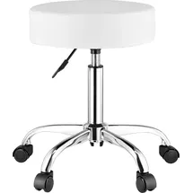 Vevor Sattelhocker PU-Leder Weiß
