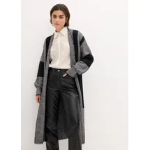 bonprix Strickmantel schwarz L