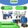 Kesser Bollerwagen faltbar GT9000 blau/grau