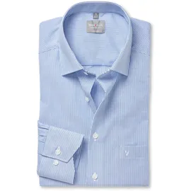 Marvelis Langarmhemd Comfort Fit Blau 46