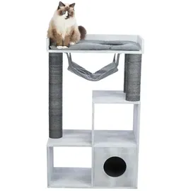 Trixie Kratzbaum mit Regalfunktion 72 x 38 x 110 cm grau