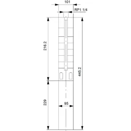 Grundfos Unterwasserpumpe SP 3A-6