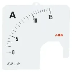 ABB SCL-A1-15/72 Amperemeter Skale Stromwandleranschluss 15/5A 2CSG112054R5011 SCLA11572