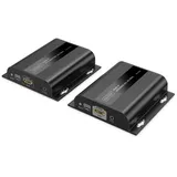 Digitus HDMI IP Extender Set, 4K/60Hz 120/200 m, One-to-Many, CAT, Schwarz
