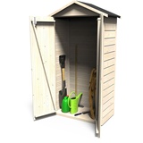 DÉCOR ET JARDIN Gartenschrank Arbae 92 x 51 x 186 cm natur