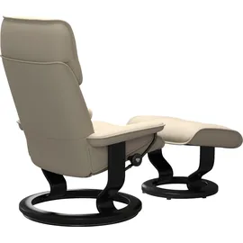 Stressless Stressless® Relaxsessel »Admiral«, (Set, Relaxsessel inkl. Hocker), mit Classic Base, Größe M & L, Gestell Schwarz beige