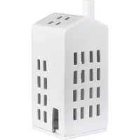 räder Teelichthalter Lichthaus Porzellan Weiß