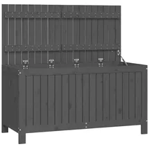 vidaXL Gartentruhe 121 x 55 x 64 cm Grau
