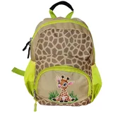 Donau Elektronik DONAU Kindergartenrucksack Mini Giraffe Kunstfaser braun/gelb
