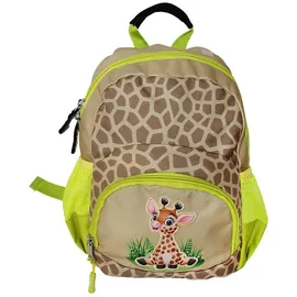 Donau Elektronik DONAU Kindergartenrucksack Mini Giraffe Kunstfaser braun/gelb