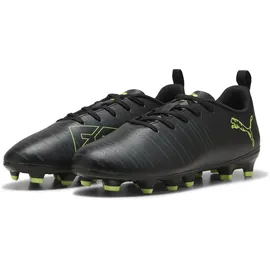 Puma Future 8 Play FG/AG Kinder black/fizzy light/green terrain 34