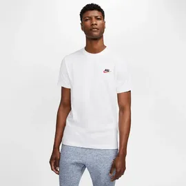 Nike Sportswear Freizeit T-Shirt Herren 100 white/black/university red M