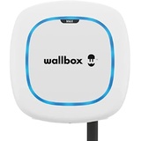 Wallbox Pulsar Max, Ladegerät für Elektrofahrzeuge (22 kW, Type 2, Wi-Fi, Bluetooth, OCPP, Innen/Außen, 5m, einfache Installation), Weiß