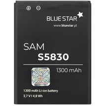 Bluestar Akku Ersatz Kompatibel mit Samsung S5830 Galaxy Ace 1300 mAh Austausch Batterie Accu EB494358VU