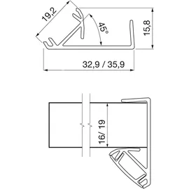 SOTech LED Profil-45A LED-Profil