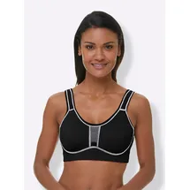 VIANIA Sport-BH ohne Bügel in schwarz, | 100C