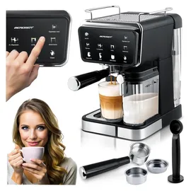 Berdsen BD-773 schwarze 20-Bar-Milchaufschäumer-Kaffeemaschine - Schwarz