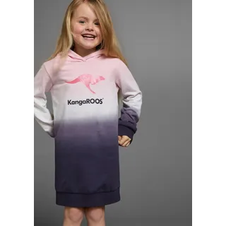 KangaROOS Sweatkleid in rosa-weiß-blau | Gr.: 116/122