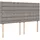 vidaXL Boxspringbett 180 x 200 cm Taupe
