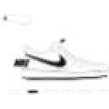 Nike Court Borough Low Recraft (Ps) Sneaker White Black, 28