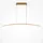 Maytoni Curve 1-flg. 98 cm Metall Messing