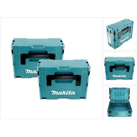Makita Kunststoff Werkzeugkoffer 2x grün