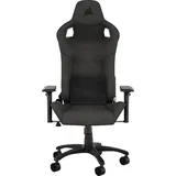 Corsair T3 RUSH, Stoffbezug Gaming Stuhl, Schwarz/Schwarz