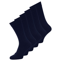 JACK & JONES 5715112843920 Socke Unisex Crew-Socken Navy 5 Pack NOOS«, (Packung, 5 Paar), blau