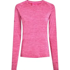Energetics Evii Langarmshirt Grau Melange/Pink Dark 36