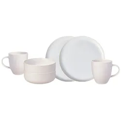 Kaffeeservice CRAFTED COTTON - weiß