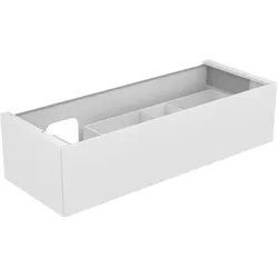 Edition 11 Waschtischunterbau mit Auszug u. Beleuchtung 1400 x 350 x 535 mm cashmere/Glas cashmere WUB Edition 11 31265, 1 Auszug, Bel., cashmere/Glas cashmere