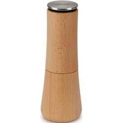 Joseph Joseph Pfeffermühle MilltopTM Wood manuell, (1 Stück), Keramikmahlwerk, krümelfrei braun