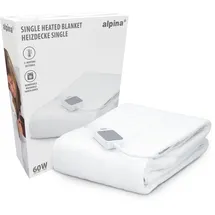 Alpina Heizdecke Wärmedecke 80 x 150 cm Weiß