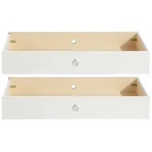 WIMEX Bettkasten Filou 2er Set Dekor Weiß