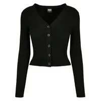 URBAN CLASSICS Knit Strickjacke - Black - S