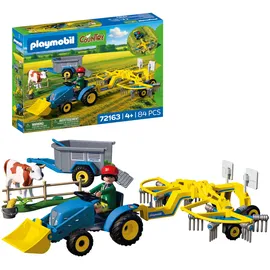 Playmobil Country Kleiner Traktor mit Heuschwader 72163