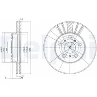 Delphi Bremsscheibe BG2596
