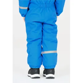 ZigZag Schneeoverall ZIGZAG "Vally", Mädchen, Gr. 98, EURO-Größen, blau (neonblau), 100% Polyester, lang, Overalls, mit wasser- und winddichter TPU-Membran