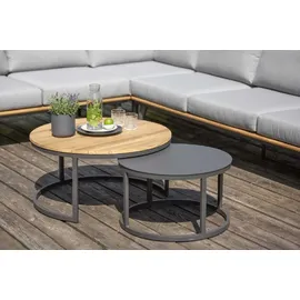 Niehoff Serra Loungetisch Ø 80 x 41 cm Teak