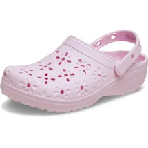 Crocs Classic Floral Cut Out Clog Pink Milk 42-43