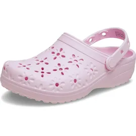 Crocs Classic Floral Cut Out Clog Pink Milk 42-43