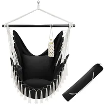 Tectake Hängesessel Malika Schwarz