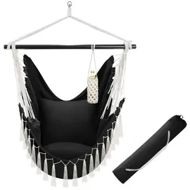 Tectake Hängesessel Malika Schwarz