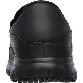 SKECHERS Herren Flex Advantage Sr Bronwood Trainers, Black Leather, 39.5 EU